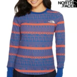 The North Face Fair Isle Nordic Waffle Long Sleeve Thermal Shirt Size Small